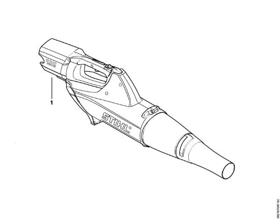 Sopladores de baterí­a (BGA) BGA 85 Níºmero de máquinaÂ  de la marca Stihl